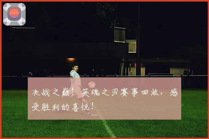 决战之巅！英魂之刃赛事回放，感受胜利的喜悦！